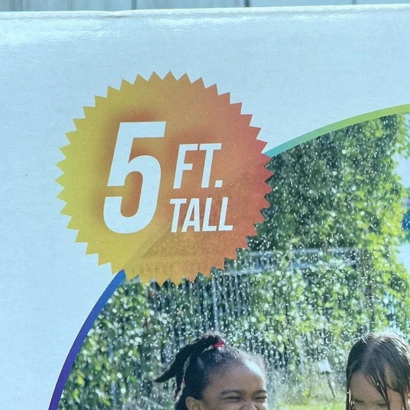 NEW Pool Candy Rainbow Giant Sun Shower Sprinkler 5 FT Summer Yard Fun - Picture 3 of 4